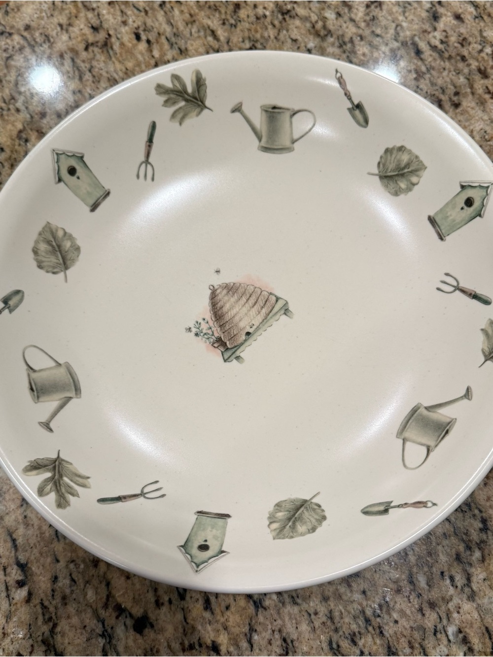 Vintage Pfaltzgraff Naturewood 12" Round Pasta Serving Bowl